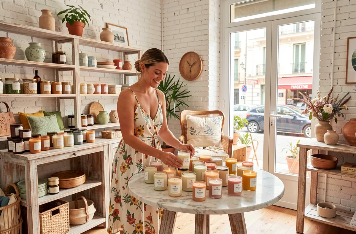 Bloomdrops à Marseille, boutique lifestyle colorée proposant des objets de décoration et des soins botaniques
